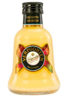 Glockenflasche 0,2 L VERPOORTEN ORIGINAL Eierlikör 20 %vol "Motiv Modern Art"
