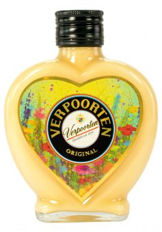 Herzflasche 0,2 L VERPOORTEN ORIGINAL Eierlikör 20 %vol "Motiv Flower"