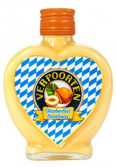 Herzflasche 0,2 L VERPOORTEN EDITION Oktoberfest Eierlikör – Haselnuss 17 %vol 