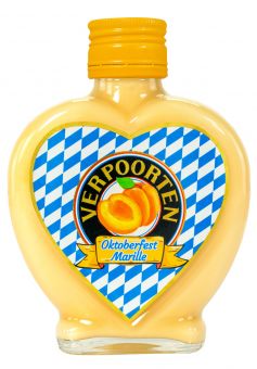 Herzflasche 0,2 L VERPOORTEN EDITION Oktoberfest Eierlikör – Marille 17 %vol 