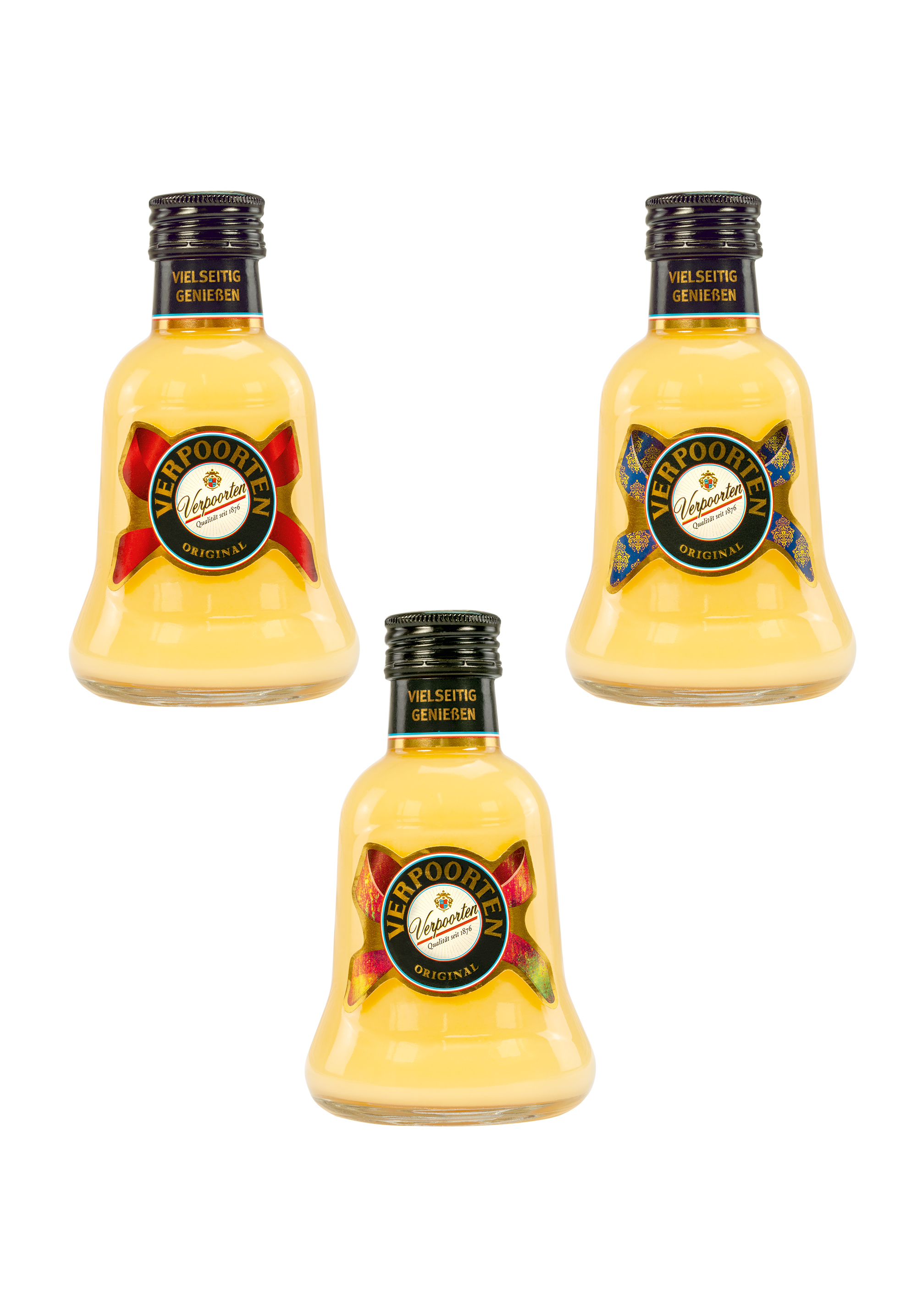 Eierlikör und neue Liköre online kaufen | 3 x Glockenflasche 0,2 L ...